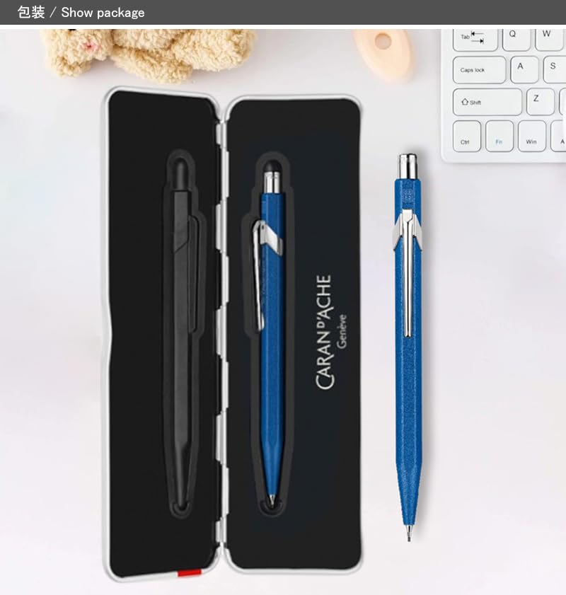 Caran d'Ache Механический карандаш, Цвет Матовый X, Синий, MF0844-635, 0,5 мм, Официально импортирован