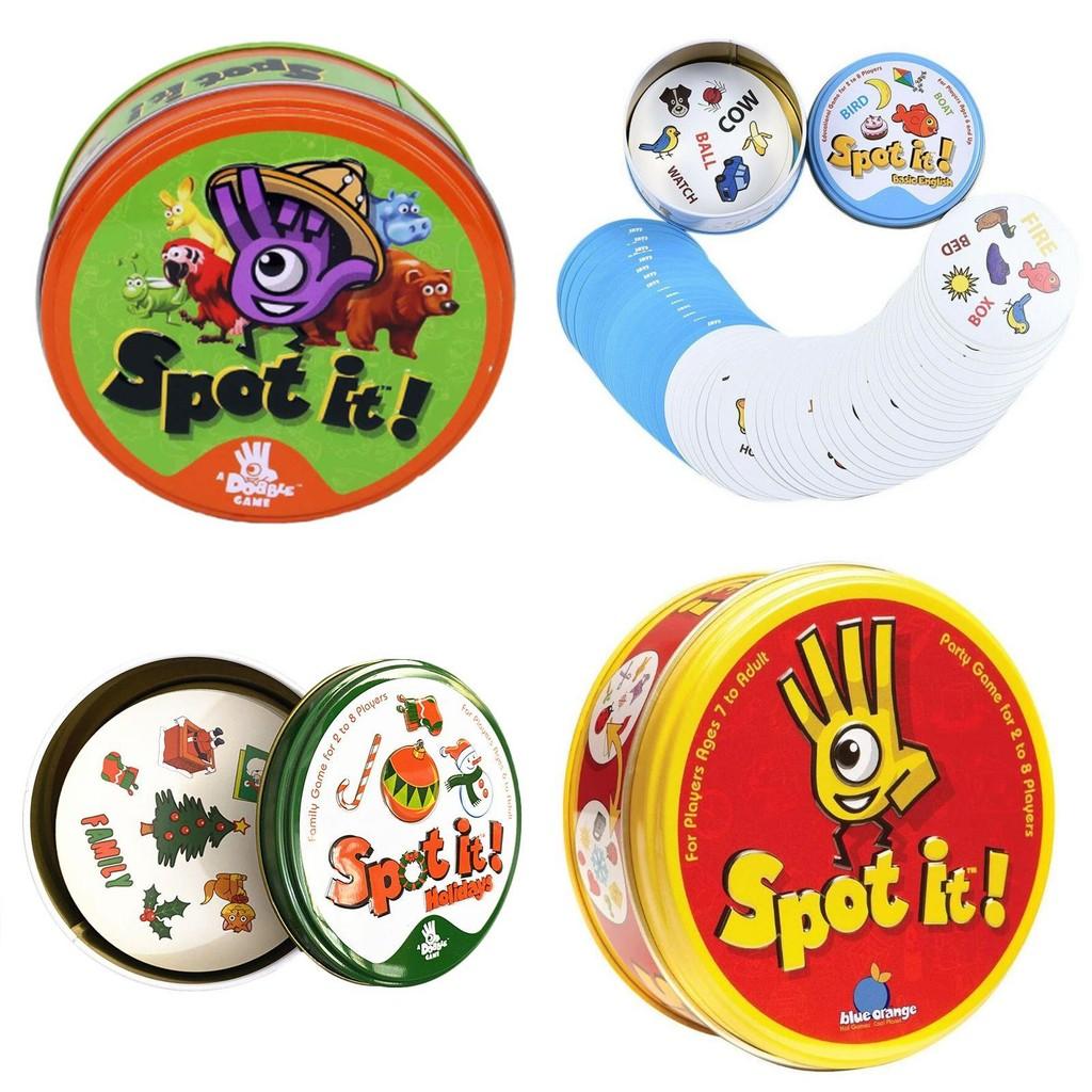 Карточная игра Dobble Spot It - Быстрая, семейная, веселая для всех возрастов