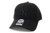 Кепка 47 Brand 47 MVP New York Yankees Черная на Черном Один Размер