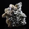 Stones and Minerals. Siderite, Quartz, Pyrite. 150.0 Ct. Mésage Mine, Vizille, France..