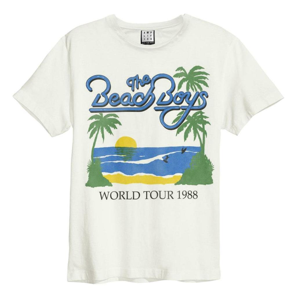 Amplified Unisex Adult 1988 Tour The Beach Boys T-Shirt