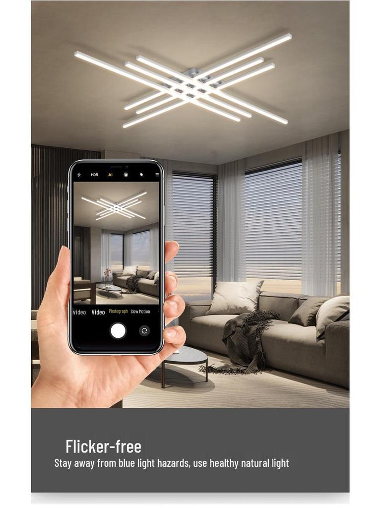 Современный минималистичный светодиодный потолочный светильник для гостиной, спальни и кабинета