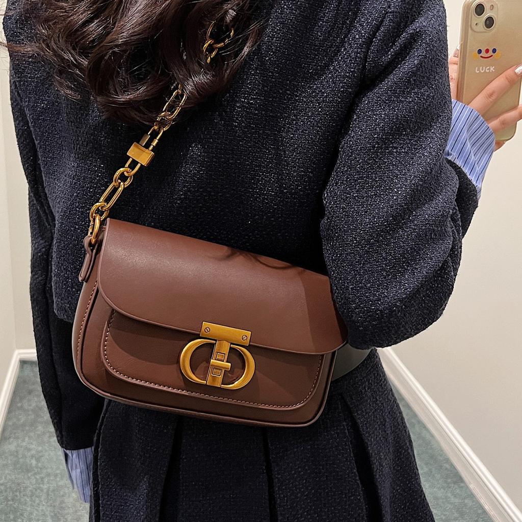 2025 new popular retro high-end niche popular women's versatile messenger bag shoulder bag tote bag