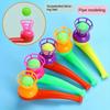 5pcs Whimsical Magic Suspension Blowing Balls Toys Classic Nostalgic Pipes Blowing Music Toys with Colorful Random Designs,Party Favors