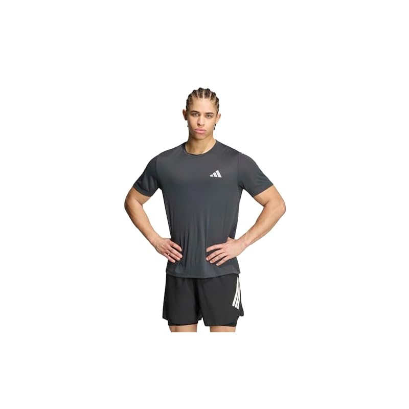 [Adidas] Футболка для бега Essentials Мужская P6147 Угольный (KG3190) L