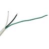 45° 3-Pin White Power Cord with Stripped & Tinned Ends, 1.83m Length