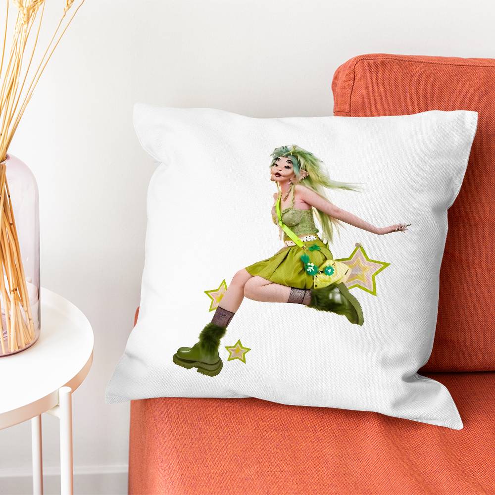 MMelanie Martinez HADES Pillow Case Plush Fabric Soft DoubleSided Printed Sofa Warm Winter Home Gift Cushion Cover