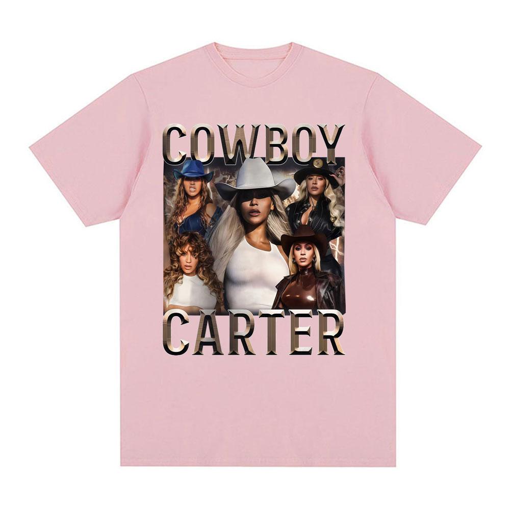 Бейонсе Cowboy Carter Тур 2026 Графические Футболки Унисекс Женская Мода Тренд Уличная Мода Футболки Повседневный Комфорт 100% Хлопок Футболка