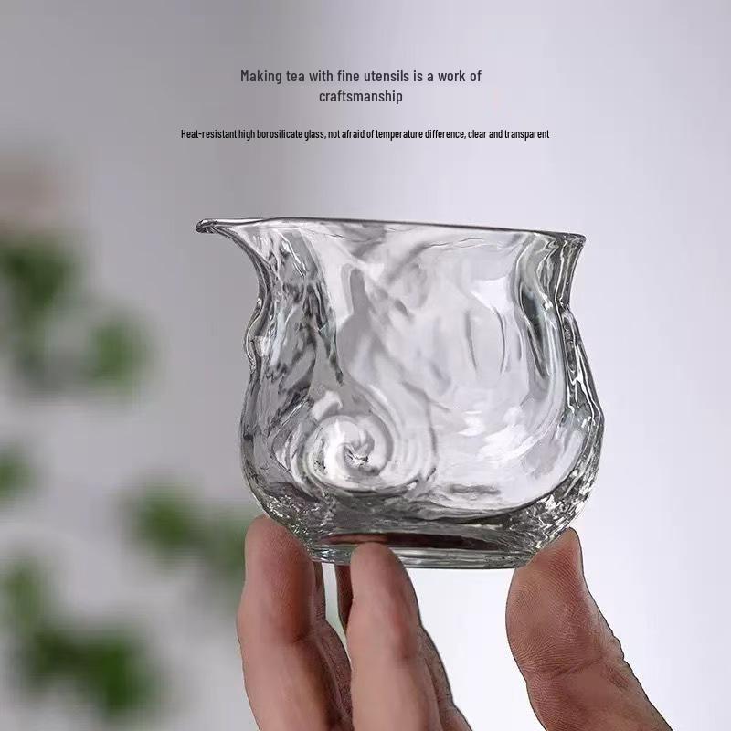 Чайный диспенсер из высокоборосиликатного термостойкого стекла, Большая емкость, Чаша справедливости «Золотая цикада»