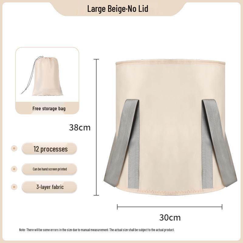 Складное изолированное ведро для ножной ванны - Большой дорожный таз