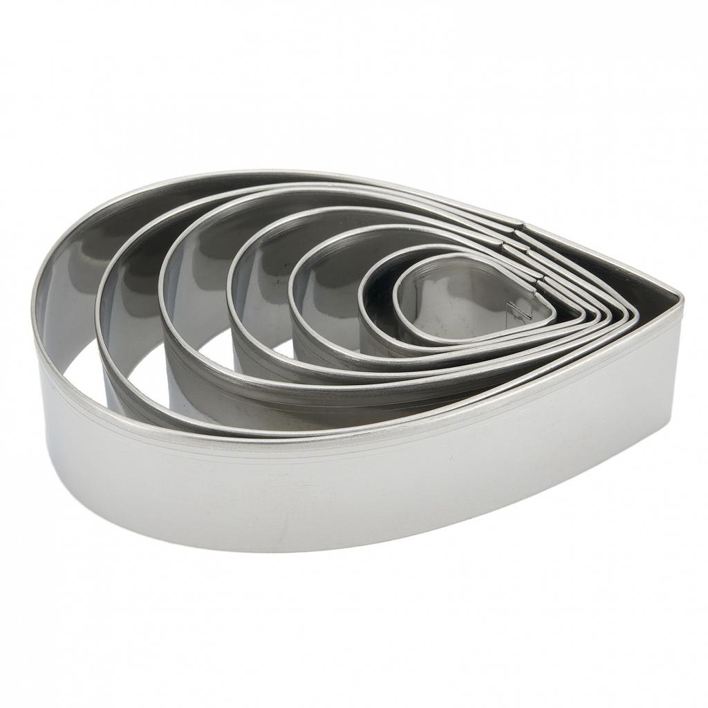 7 размеров вырубка лепестка розы для украшения цветов, высокое качество