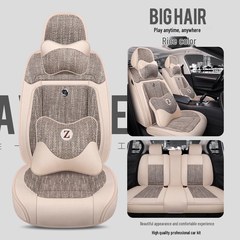 Acura TLX-L2 Series Wagon 218i Purple Wind Chime Linen Car Seat Cover