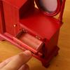 Vintage Miniature Dressing Table 1:12 Scale Doll House Furniture with Simulation Details for Doll House Enthusiasts