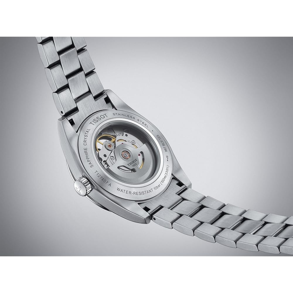 Мужские часы Tissot Gentleman с браслетом T1274071103101, серебристый циферблат, нержавеющая сталь