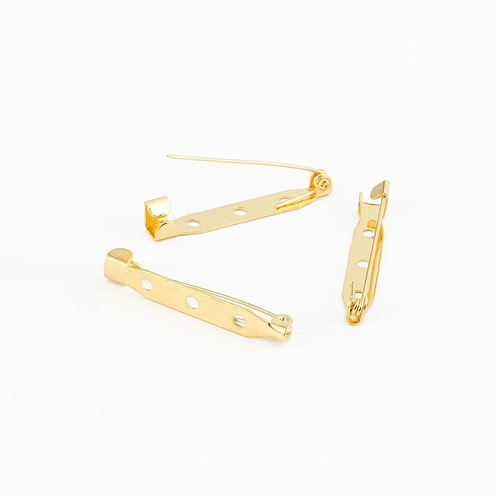 10pcs Stainless Steel Safety Pins DIY Rustproof Buckle Pin Metal Brooch Badge