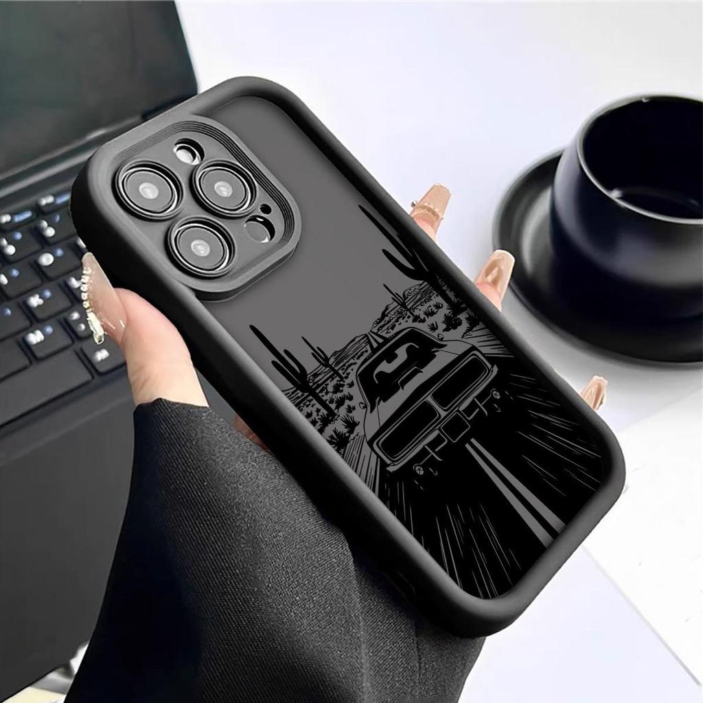 Чехол для телефона 'Дорога домой', 'Глаз неба', 'Черная канавка' для iPhone 15/16/17 PROMAX