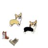 1 шт. Подвеска-значок, украшенные броши в виде собак, булавки, милые броши, таксы, корги, мультяшные украшения для собак