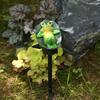 1PC Outdoor Simulation Animal Solar Light, Garden Garden Frog Resin Light Landscape Decoration LED Floor Plug Light