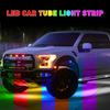 RGB LED Лента Под Автомобиль Трубка Система Подсветки Салона Неоновая Подсветка Кузова Комплект Передний
