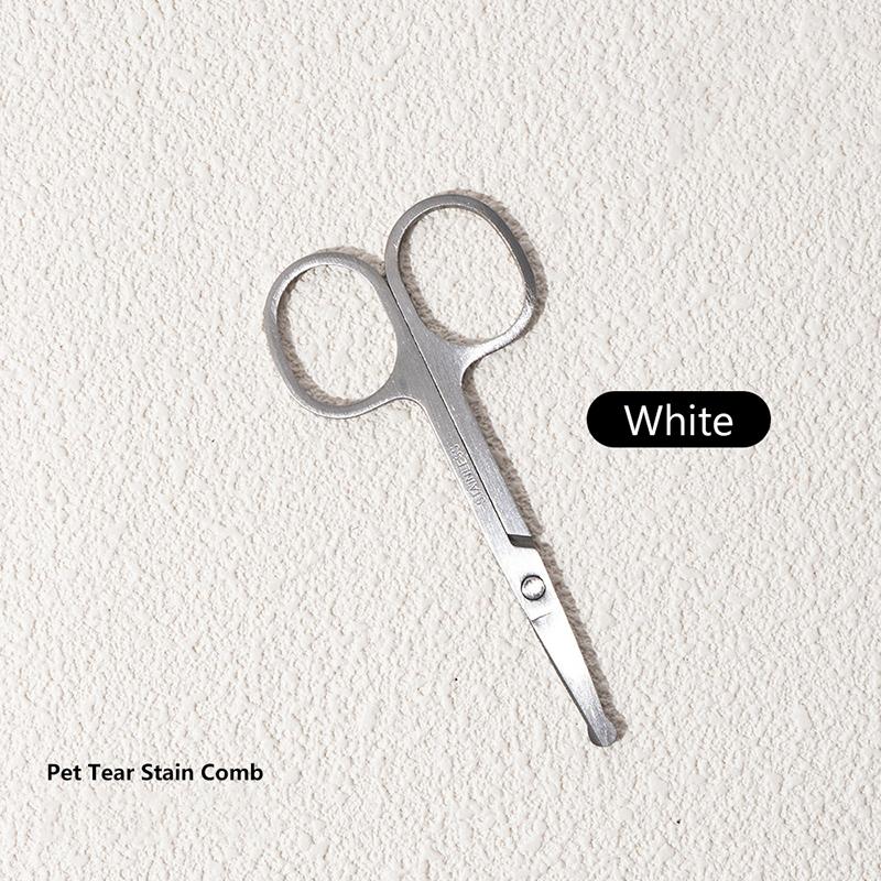1/2 шт. Портативная расческа для глаз домашних животных, щетка для удаления слезных пятен, расческа для ухода за маленькими кошками и щенками, ножницы, инструменты, аксессуары для чистки домашних животных