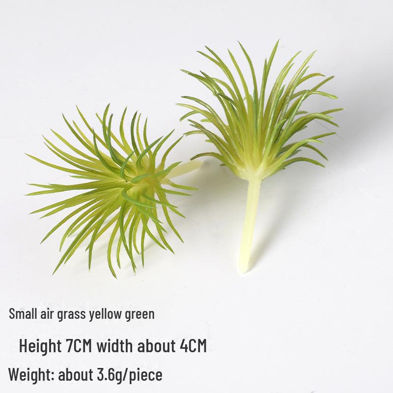 Mini Flocking Artificial Succulent Bonsai for DIY Wall Decor