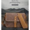 Retro Canvas Men's Shoulder and Camera Messenger Bag - Small Chest Bag