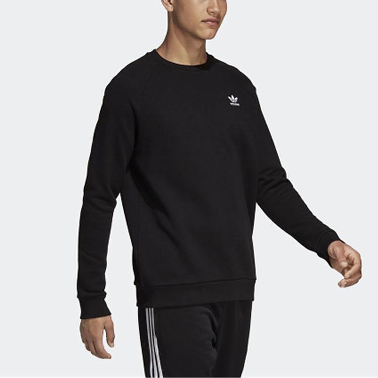 adidas Свитшот Originals Crew Basic с круглым вырезом 'Черный' Мужской DV1600