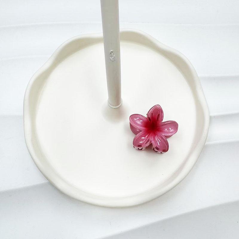 Европейский и американский Франжипани 4 см Модный зажим-краб для волос для пляжного отдыха