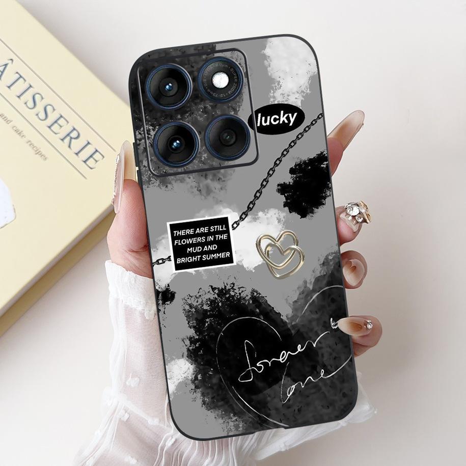 For Motorola Edge 60 Pro Case Moto Edge 60 Fusion Cover New Fashion Flower Soft Silicone Bumper For Moto Edge 60 60s Edge60 Capa