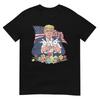 Easter Trump Bunnies Eggs Us Flag Patriotic Unisex Unisex Kids TShirt