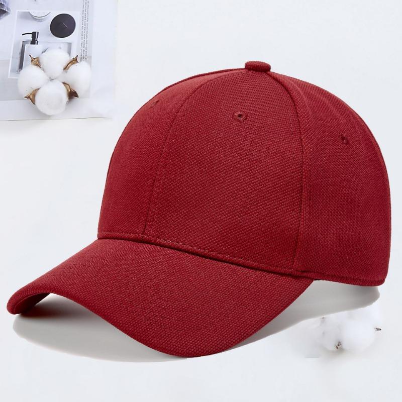 High Quality Pineapple Cloth Baseball Cap Autumn and Winter Visor Cap Cap Embroidery Men