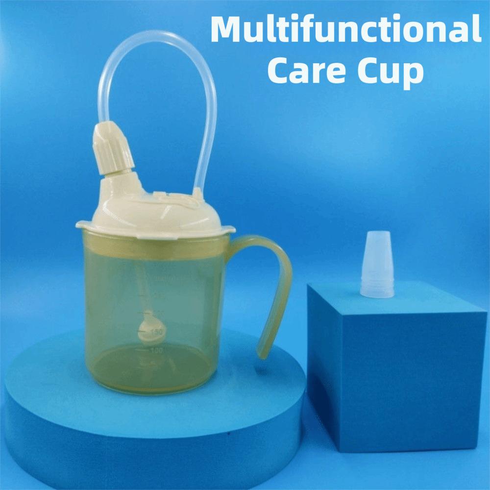 With Straw Dysphagia Cup 300ml Spill Proof Cup High Quality Anti Choking Cup  Home Care