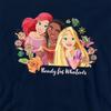 Disney Princess Childrens/Kids Ready For Whatever Ariel Moana Rapunzel Pullover Hoodie
