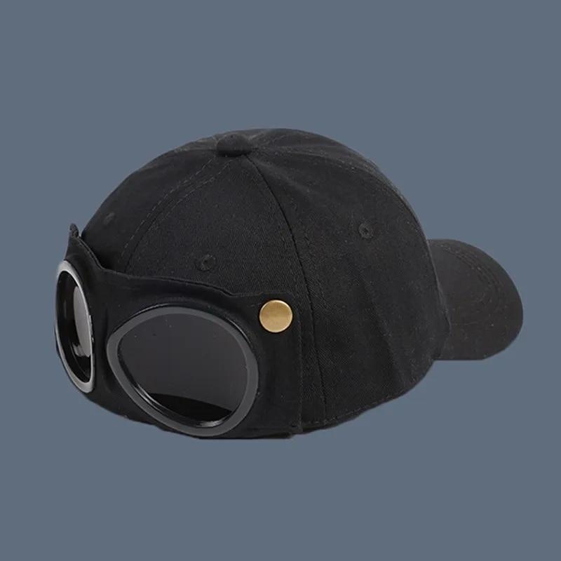 Новая шляпа-авиатор, летние индивидуальные очки, бейсболка для женщин и мужчин, солнцезащитные очки, кепка для мальчиков и девочек, уличные кепки для альпинизма и рыбалки
