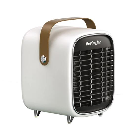 KINSCOTER Домашний Электрический Обогреватель Вентилятор Офисный Настольный Портативный Бесшумный Обогреватель Керамический Нагреватель PTC с Функцией Безопасного Отключения Питания