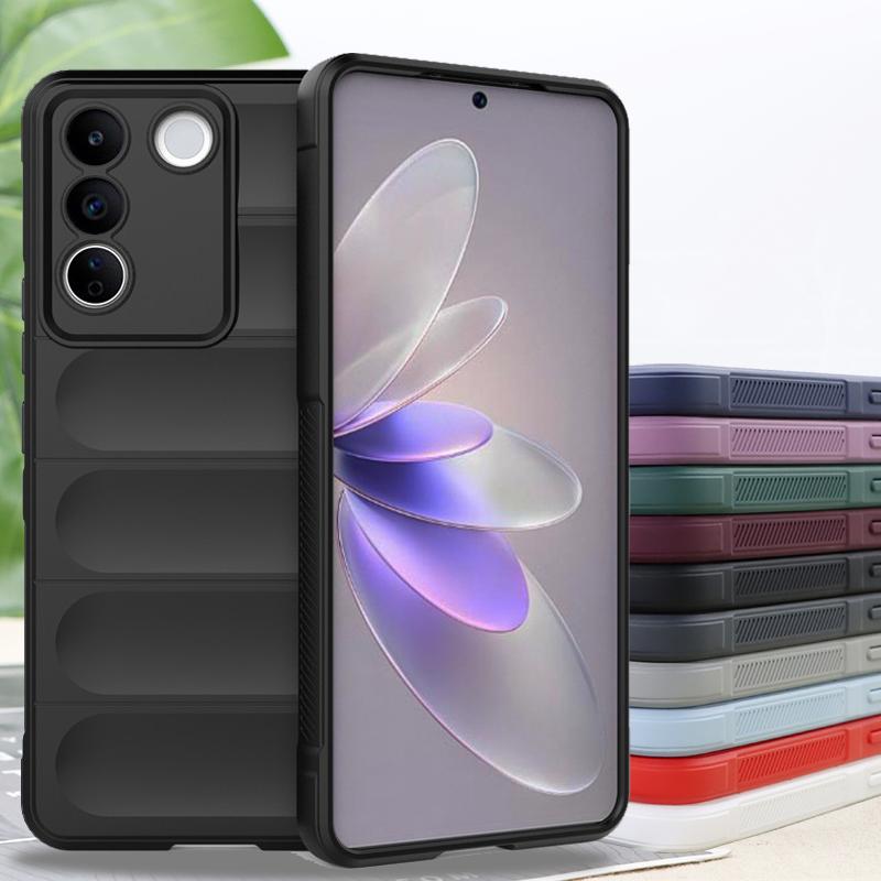 Чехол для Vivo V25E Чехлы Vivo V23 V25e V27e Pro Крышка Приятный на ощупь Противоударный Силиконовый Оригинальный Защитный Чехол-накладка для телефона из ТПУ