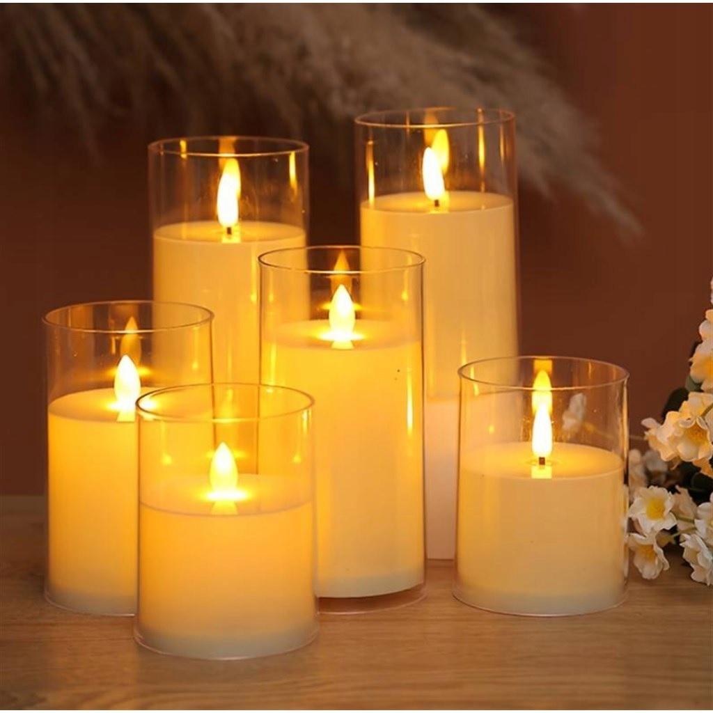 LED candle decorative flame effect candle insert battery operated 10CM