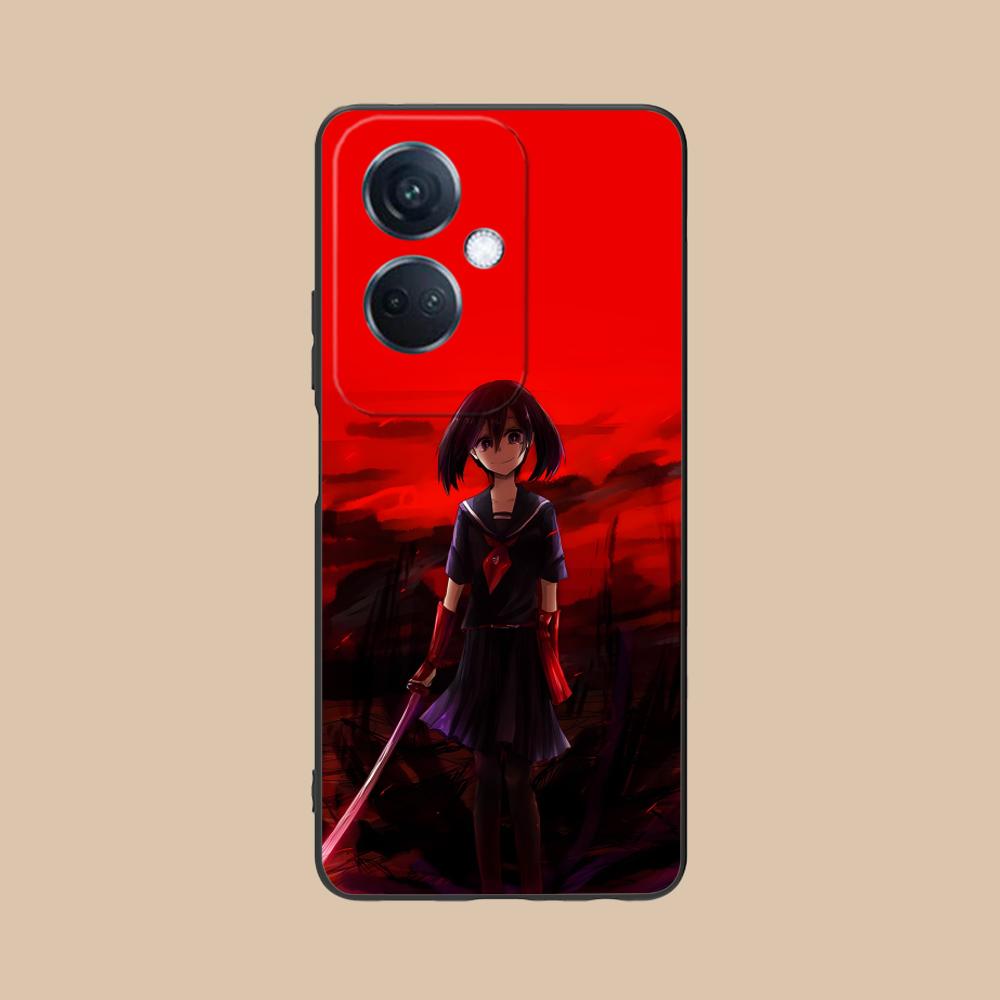 Матовый чехол из ТПУ Akame Kurome для мобильного телефона OPPO Reno 14 13 12 11 10 9 8 7 6 5 F T Pro 5G, цветная печать