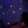 Светодиодный ночник с USB-кабелем, вращающийся на 360 градусов, без бликов, романтический, красочный, звездный проектор, настольная лампа, украшение