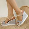 Fashion New Summer Shoe for Women Wedges Sandals Women High Heels Sandals Slides Women Designers Shoes Platform Sandals Outdoor Slippers