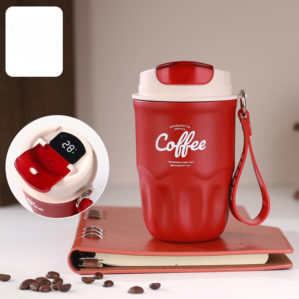 Интеллектуальная рука для измерения температуры для повышения ценности кружки Кофейная чашка из нержавеющей стали 316 Бытовая термостойкая портативная чашка для воды