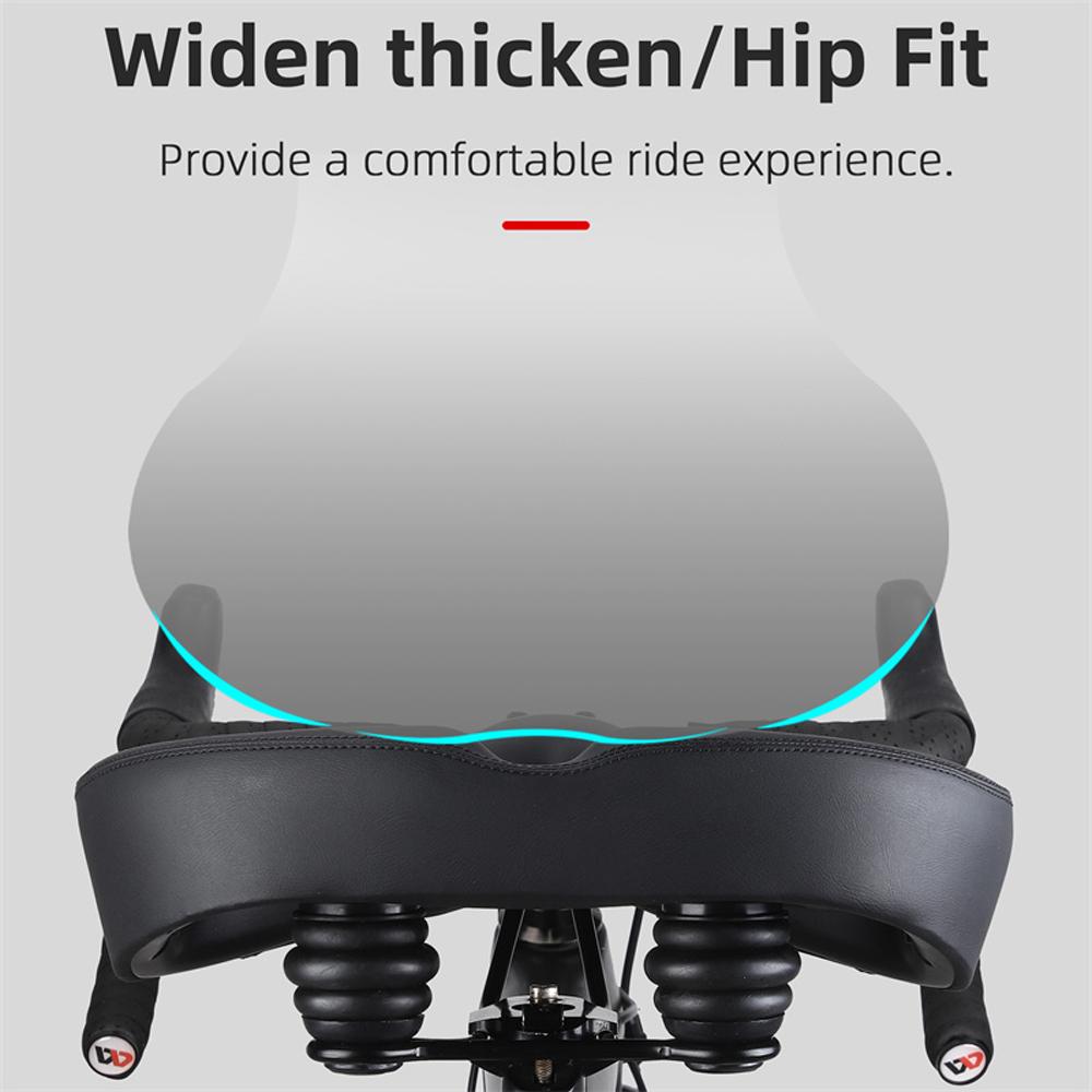 Thickened High Elasticity Bike Saddle Soft Waterproof PU Pad Road Bicycle Seats Comfort Breathable