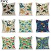 Dinosaur Cushion Cover Case  Animal Cartoon Colorful Covers for Cushions Children Cute Decorative Throw  Pillow Cases On Pillows