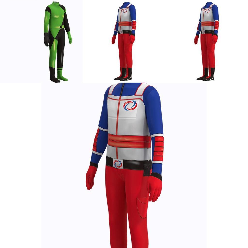 Яркий костюм для косплея Генри Опасного для детей, идеально подходящий для Хэллоуинских вечеринок