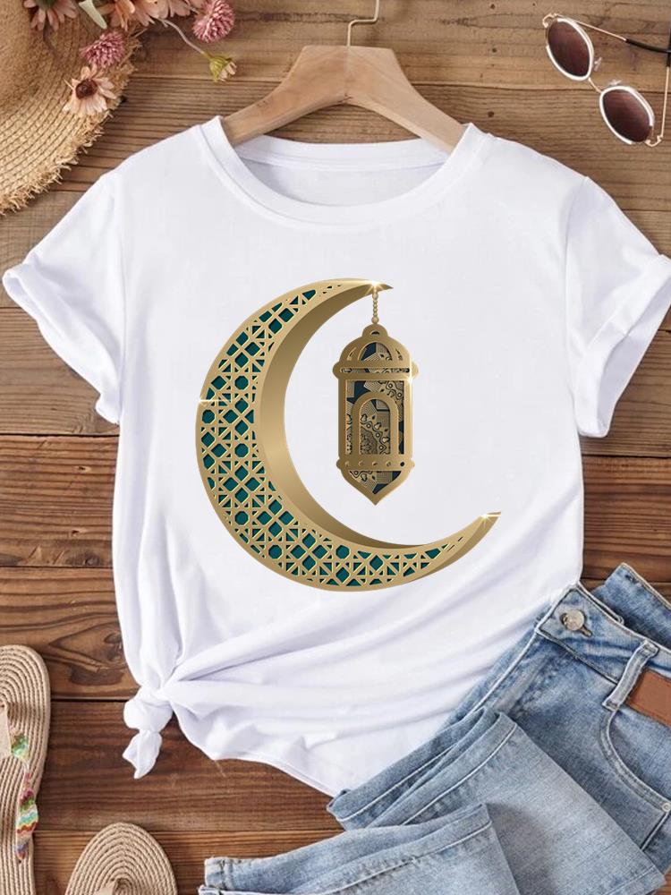 (Asian Size) Women T Shirt Letter Trend Cute 90s Style Short Sleeve Tee Top Clothing Fashion Print Lady Casual Female Graphic T-shirts