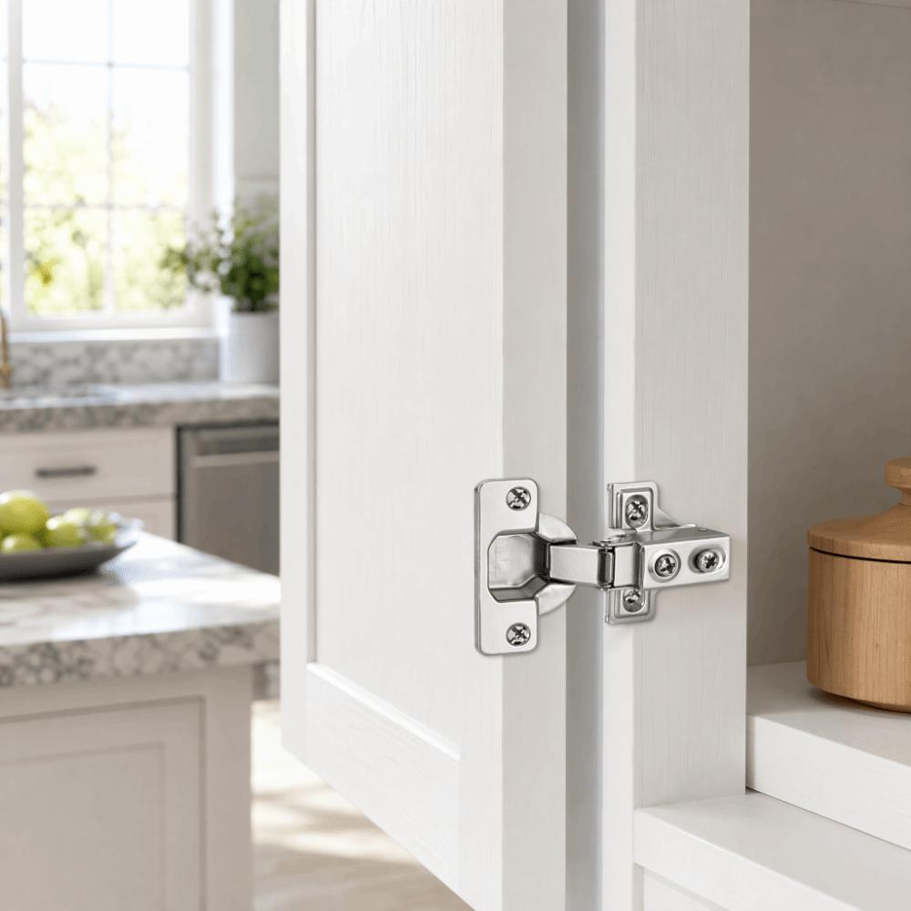 4pcs Adjustable Door Hinges Quiet Soft Close Hinges Heavy Cabinet Hinges Cabinet