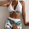 High Waist Swimsuit Women Summer Bathing Suit Bikini Set Plus Size Swimwear Women Beach Swimming Suit