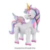 Large Standing Unicorn Foil Balloons for Kids Girls Unicorn Birthday Party Decoration Elephant Animal Balloon Baby Shower Favors