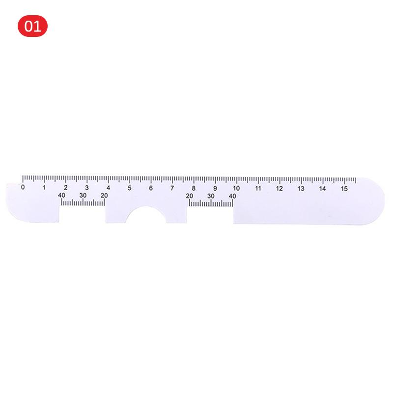 1/4pcs PD Ruler Measure Optical Vernier PD Ruler Pupil Distance Meter Eye Ophthalmic Tool Eye Occluder For Vision Test Eye Care