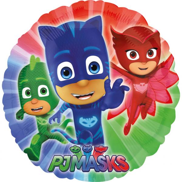 Balon Foliowy Okrągły Pj Masks 43 Cm 1 Szt.